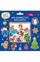 Pochette mes gommettes brillantes noel