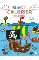 Bloc à colorier  - les pirates