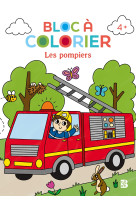 Bloc à colorier  - les pompiers