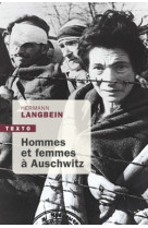 Hommes et femmes à auschwitz