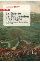 La guerre de succession d'espagne