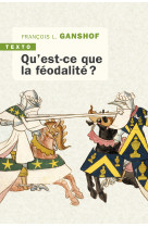 Qu'est-ce que la féodalité