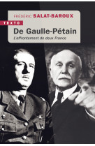 De gaulle-pétain