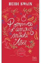 Pommes d'amour au marché de noël