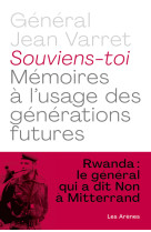 Souviens-toi - mémoires à l'usage des générations futures