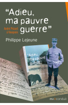 "adieu, ma pauvre guerre"