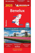 Carte nationale benelux 2025 - indéchirable