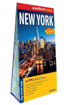 New york 1/75.000, 1/15.000 (carte grand format laminée - plan de ville)