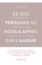 Ce que personne ne nous a appris sur l'amour