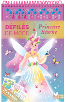 Princesse licorne - bloc à spirale