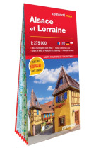 Alsace et lorraine 1/275.000 (carte grand format laminée)