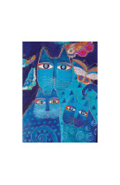 Puzzles felins fantastiques chats bleus et papillons