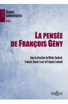 La pensée de françois gény