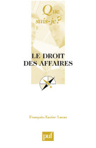 Le droit des affaires