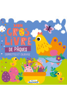 Mon p'tit hemma - mon gros livre de pâques (poule) - gommettes et coloriage