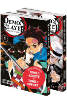 Demon slayer: pack découverte t01 & t02