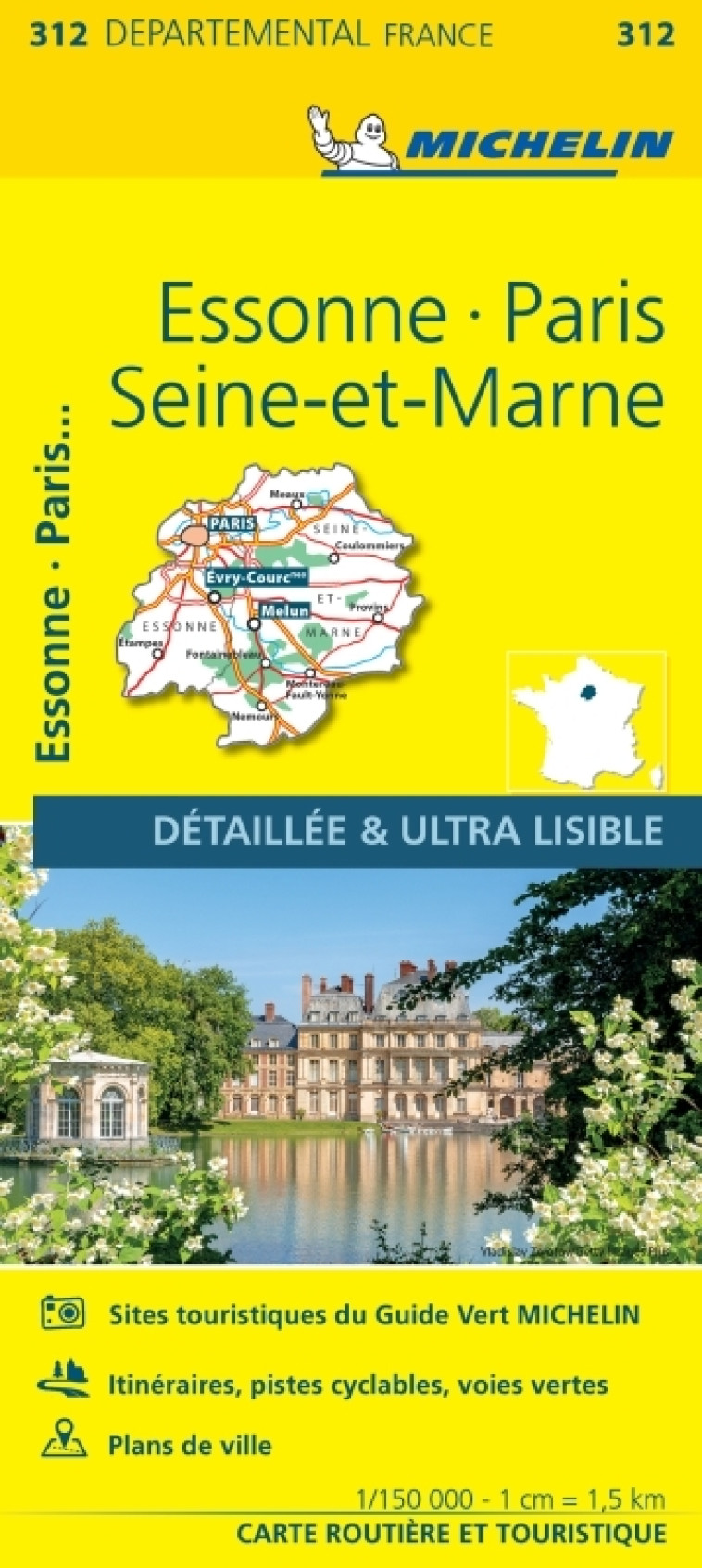 Carte Départementale Essonne, Paris, Seine-et-Marne - XXX - MICHELIN