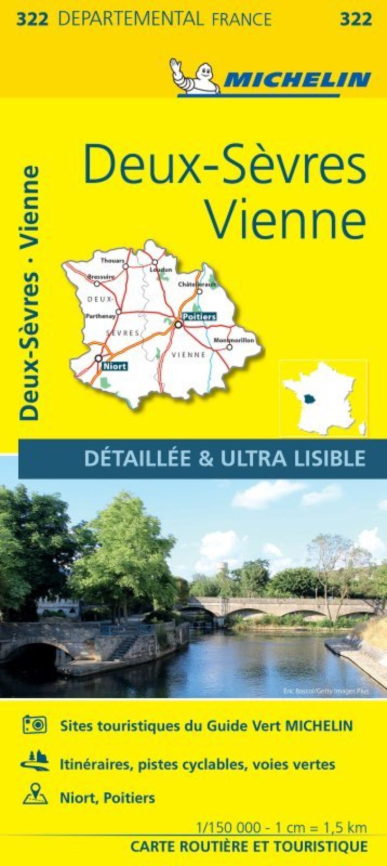 Carte Départementale Deux-Sèvres, Vienne - XXX - MICHELIN