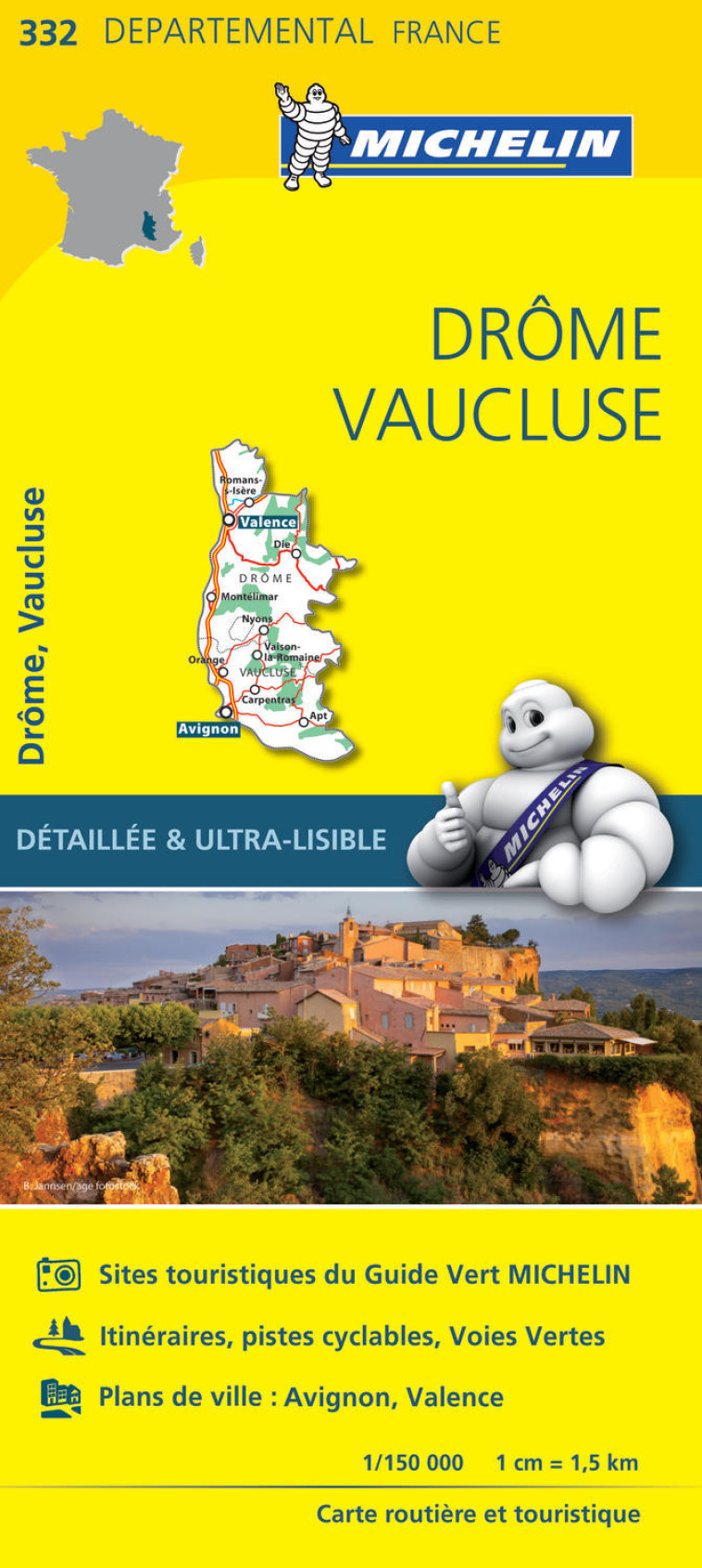 Carte Départementale Drôme, Vaucluse - XXX - MICHELIN