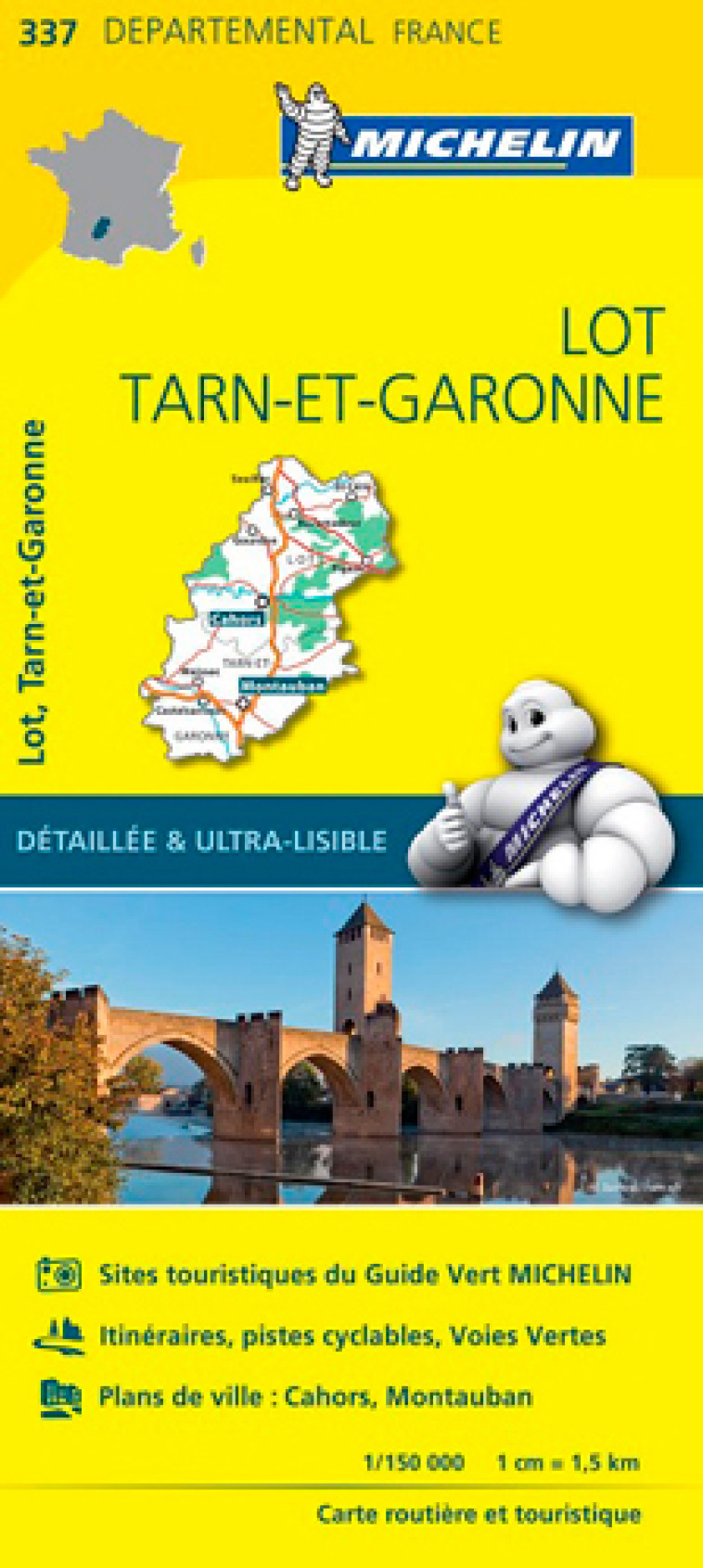 Carte Départementale Lot, Tarn-et-Garonne - XXX - MICHELIN