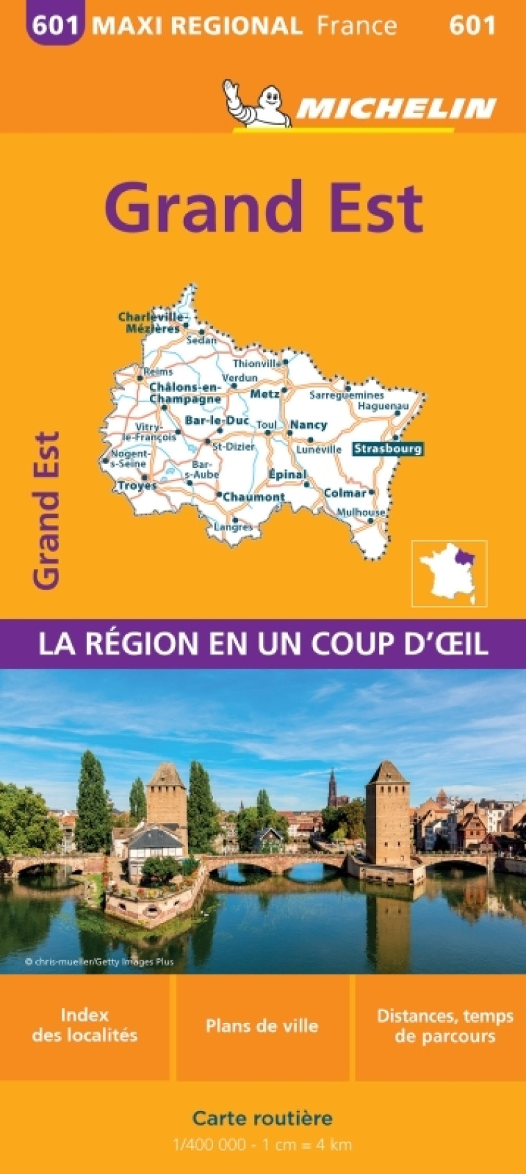 CARTE REGIONALE FRANCE - CARTE REGIONALE MAXI - GRAND-EST - XXX - MICHELIN