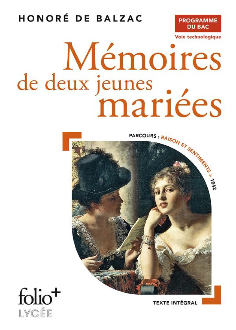 MEMOIRES DE DEUX JEUNES MARIEES - BAC TECHNO 2023 - BALZAC HONORE DE - GALLIMARD