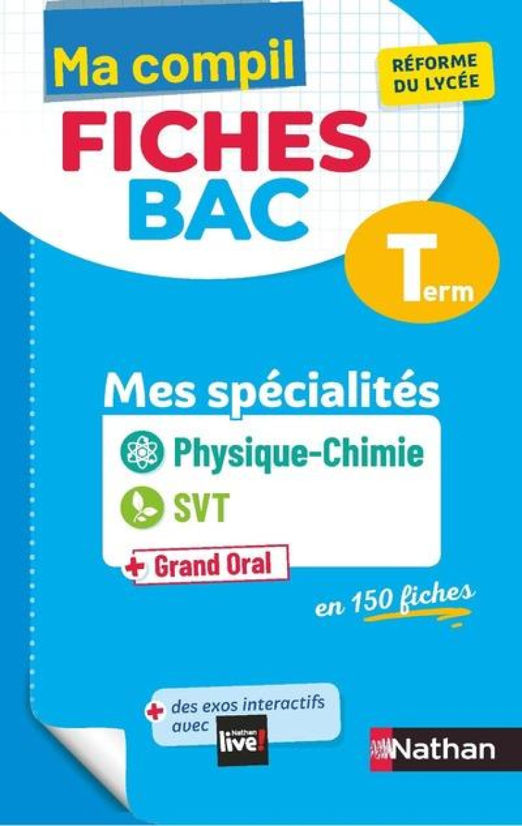 COMPIL FICHES PC / SVT - TERM. - CAMARA/MARTEAU/JAOUI - CLE INTERNAT