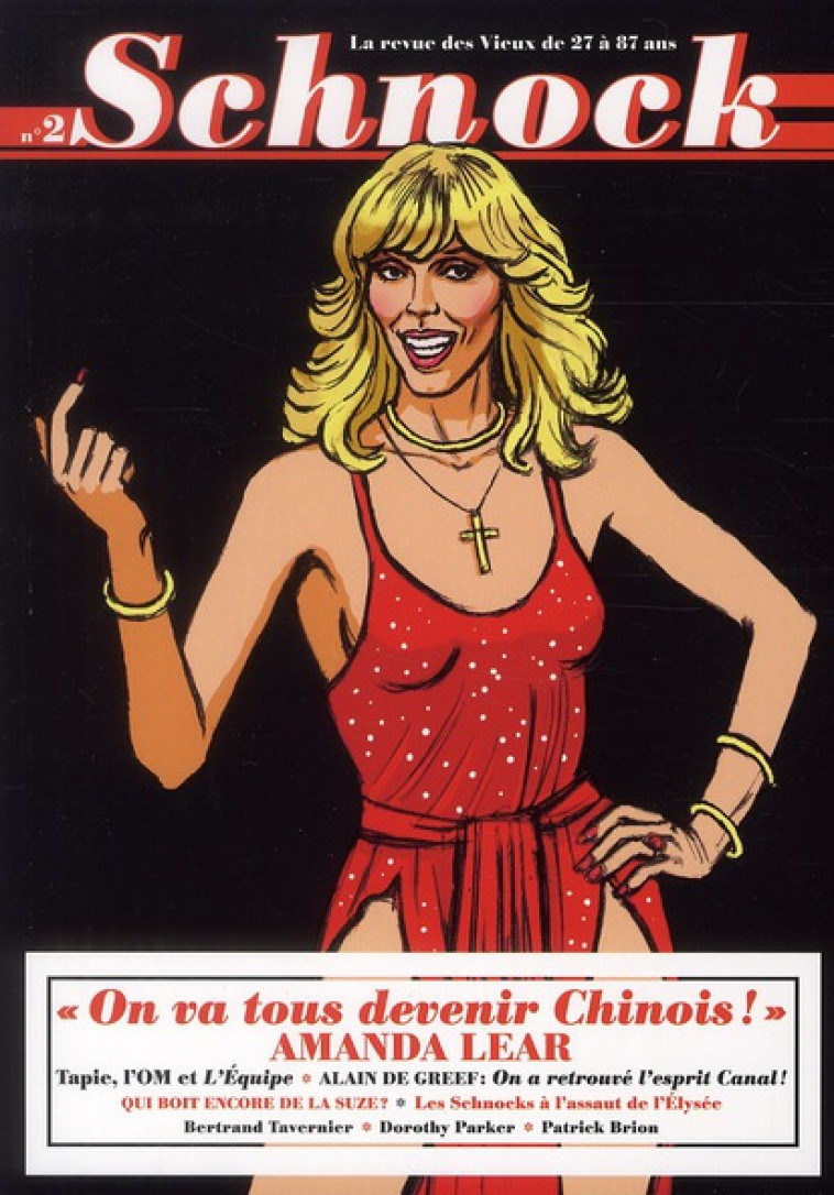 SCHNOCK N 2 AMANDA LEAR - LA REVUE DES VIEUX DE 27 A 87 ANS - COLLECTIF - TENGO