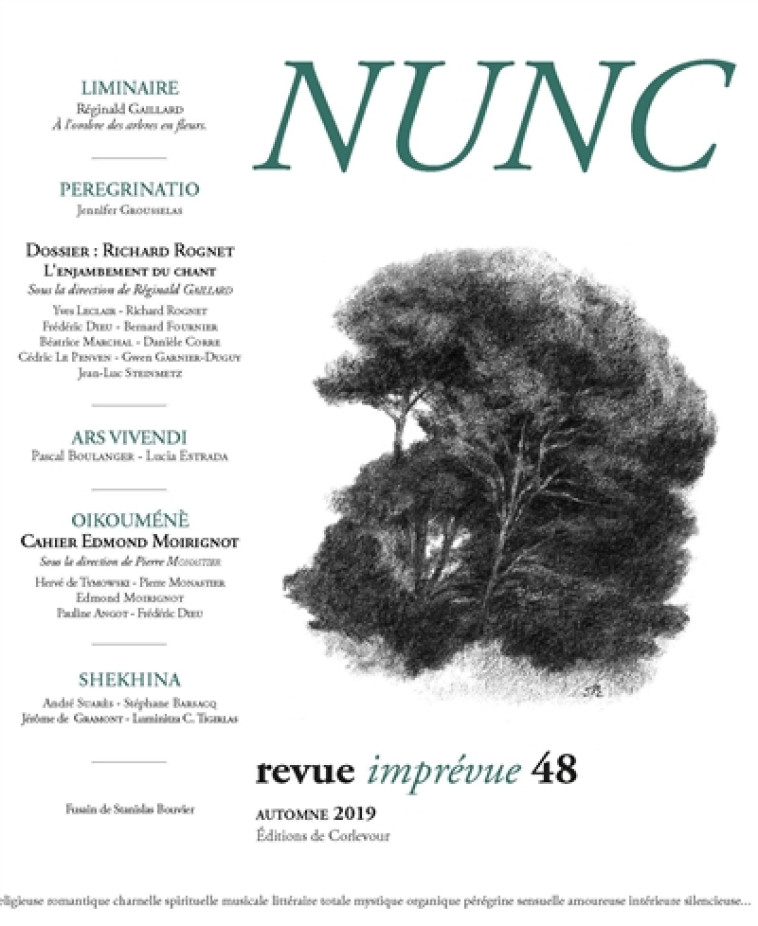 NUNC N 48 DOSSIER RICHARD ROGNET - COLLECTIF - CORLEVOUR