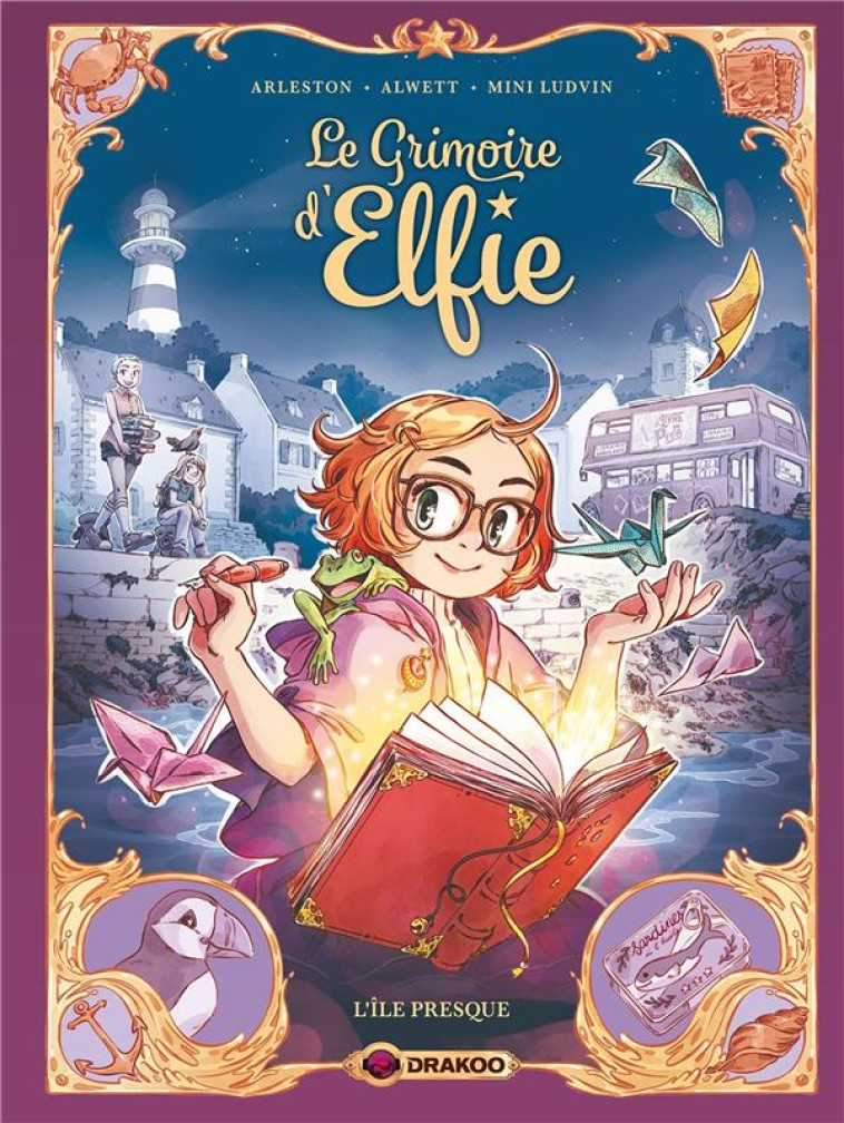 LE GRIMOIRE D'ELFIE - T01 - LE GRIMOIRE D'ELFIE - VOL. 01 - HISTOIRE COMPLETE - L'ILE PRESQUE - ARLESTON/ALWETT - DU LUMIGNON