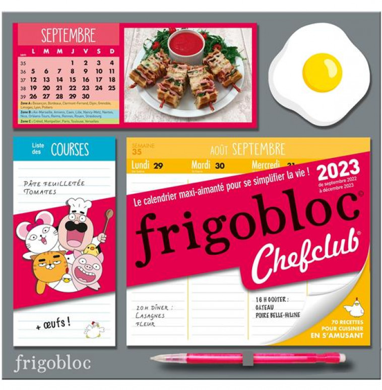 Frigobloc : idées positives (édition 2024) - Collectif - Play Bac