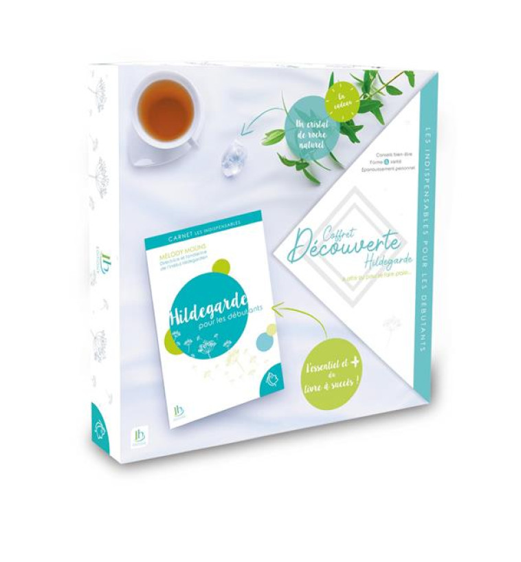 COFFRET DECOUVERTE HILDEGARDE - MON CARNET LES INDISPENSABLES HILDEGARDE POUR LES DEBUTANTS - MOLINS MELODY - NC