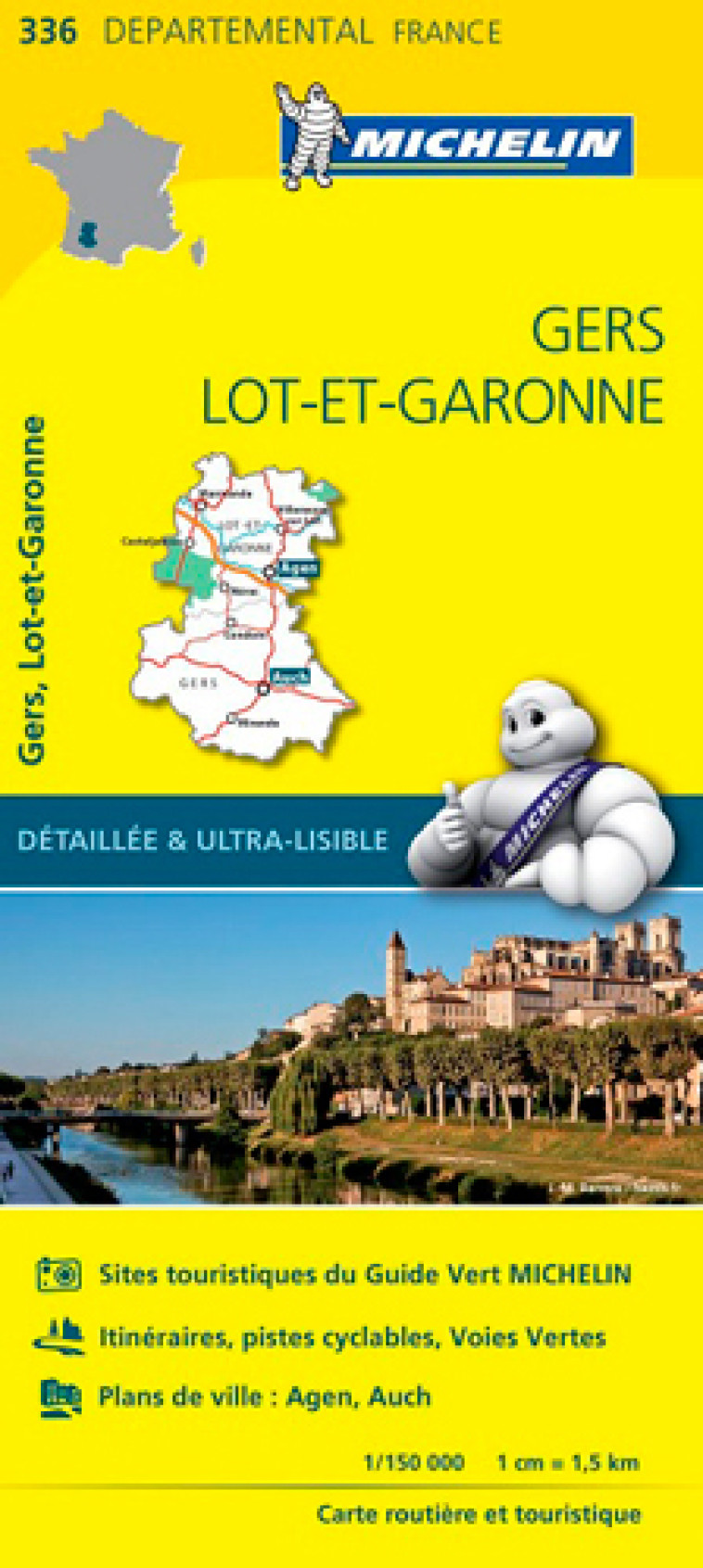 Carte Départementale Gers, Lot-et-Garonne - XXX - MICHELIN