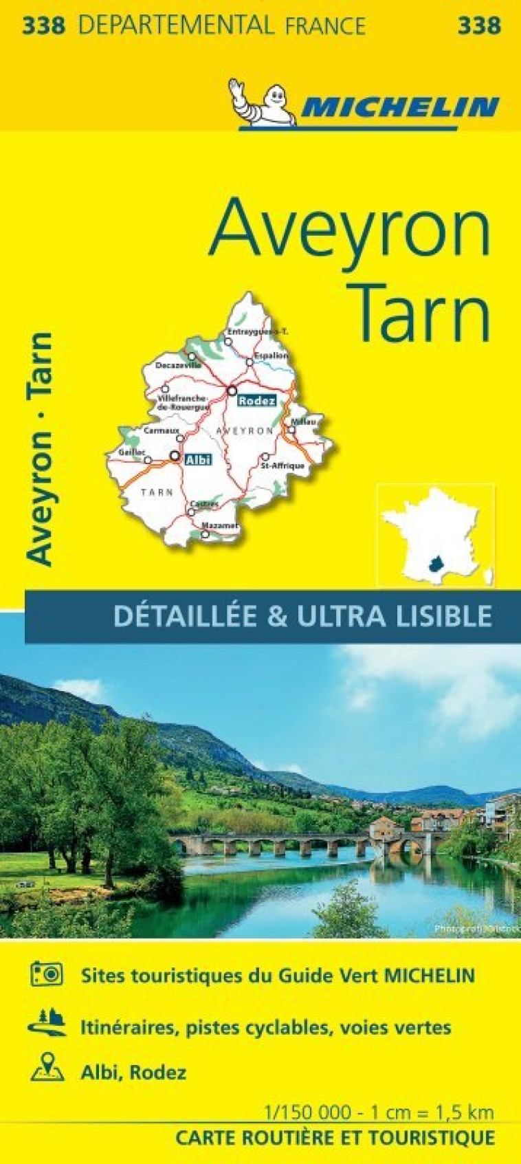 Carte Départementale Aveyron, Tarn - XXX - MICHELIN