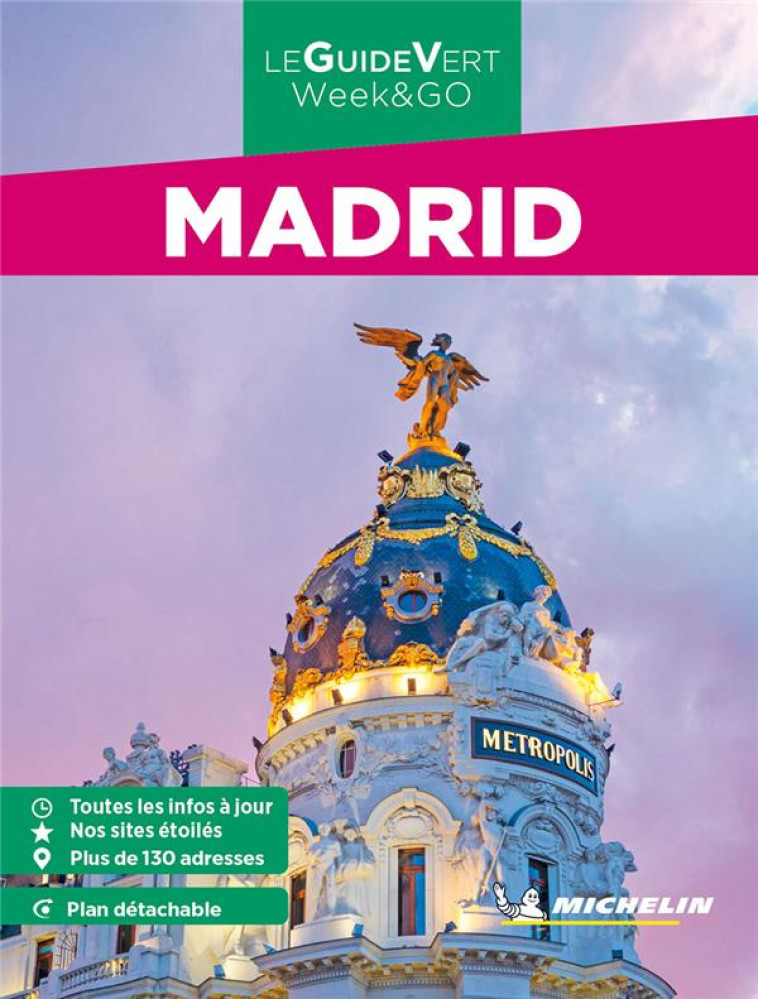 GUIDE VERT WEEK&GO MADRID MICHELIN - XXX - MICHELIN