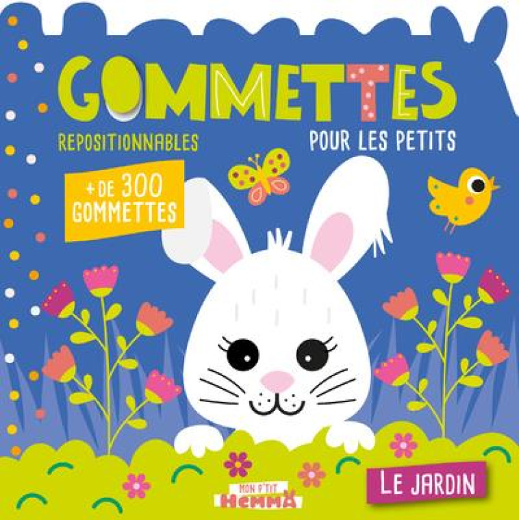 MON P'TIT HEMMA GOMMETTES POUR LES PETITS - LE JARDIN - CAROTTE ET COMPAGNIE - HEMMA