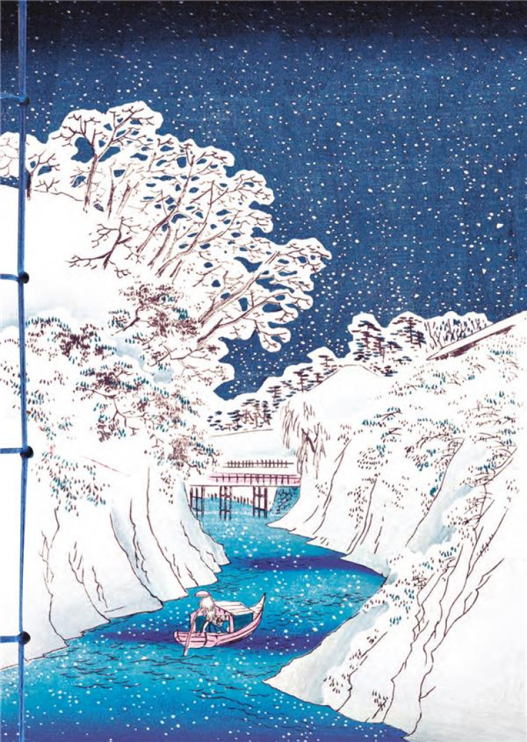 CARNET HAZAN LA NEIGE DANS L'ESTAMPE JAPONAISE 16 X 23 CM (PAPETERIE) - XXX - NC