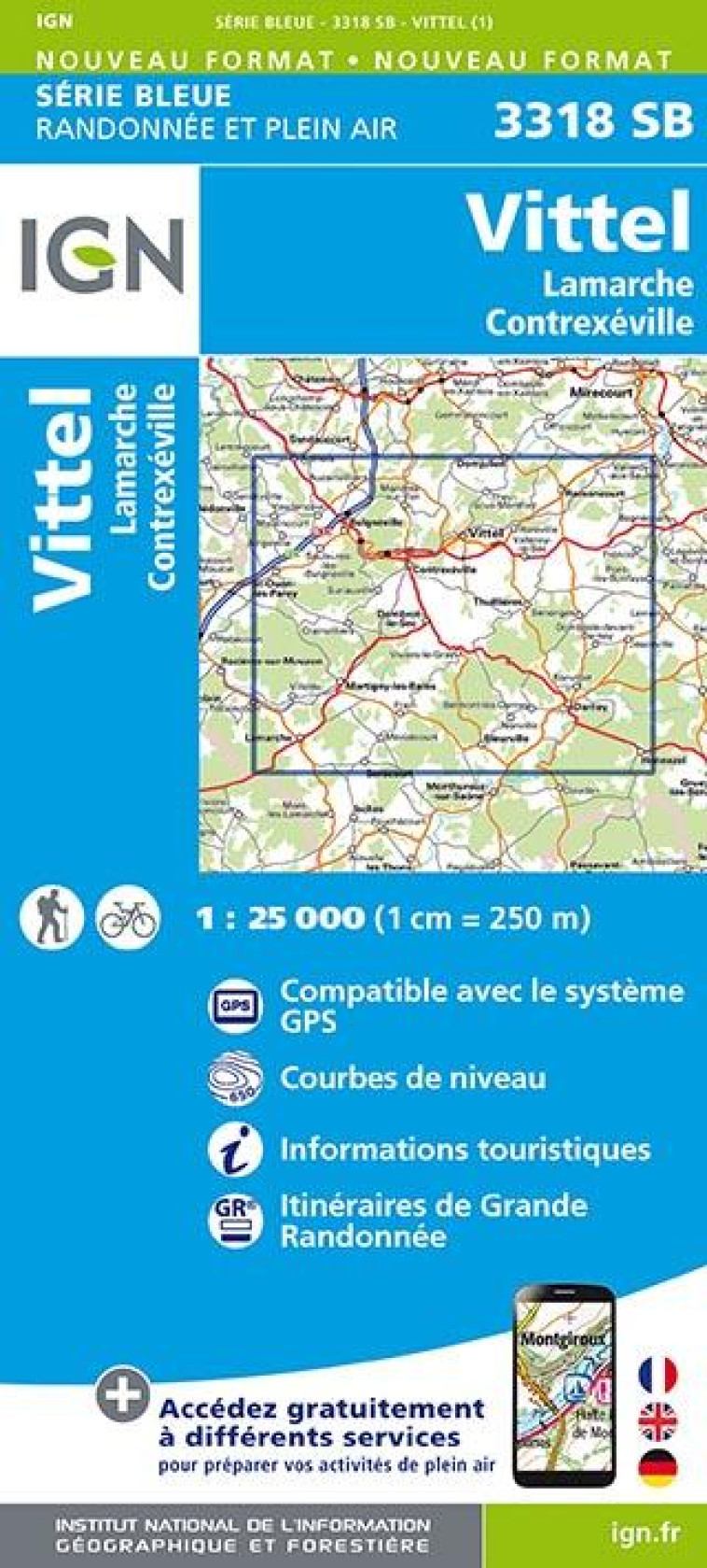 3318SB VITTEL/LAMARCHE/CONTREXEVILLE - XXX - MICHELIN