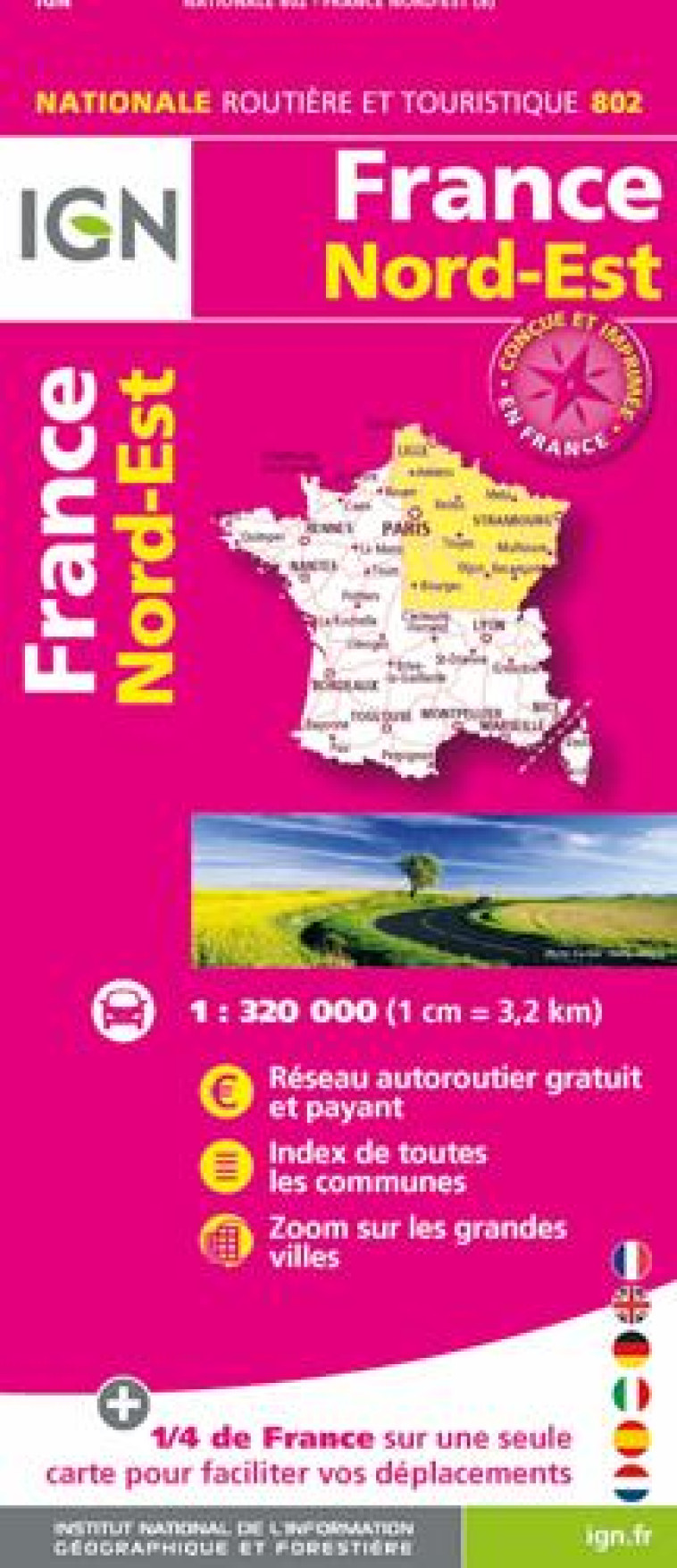 1M802 FRANCE NORD-EST - XXX - MICHELIN