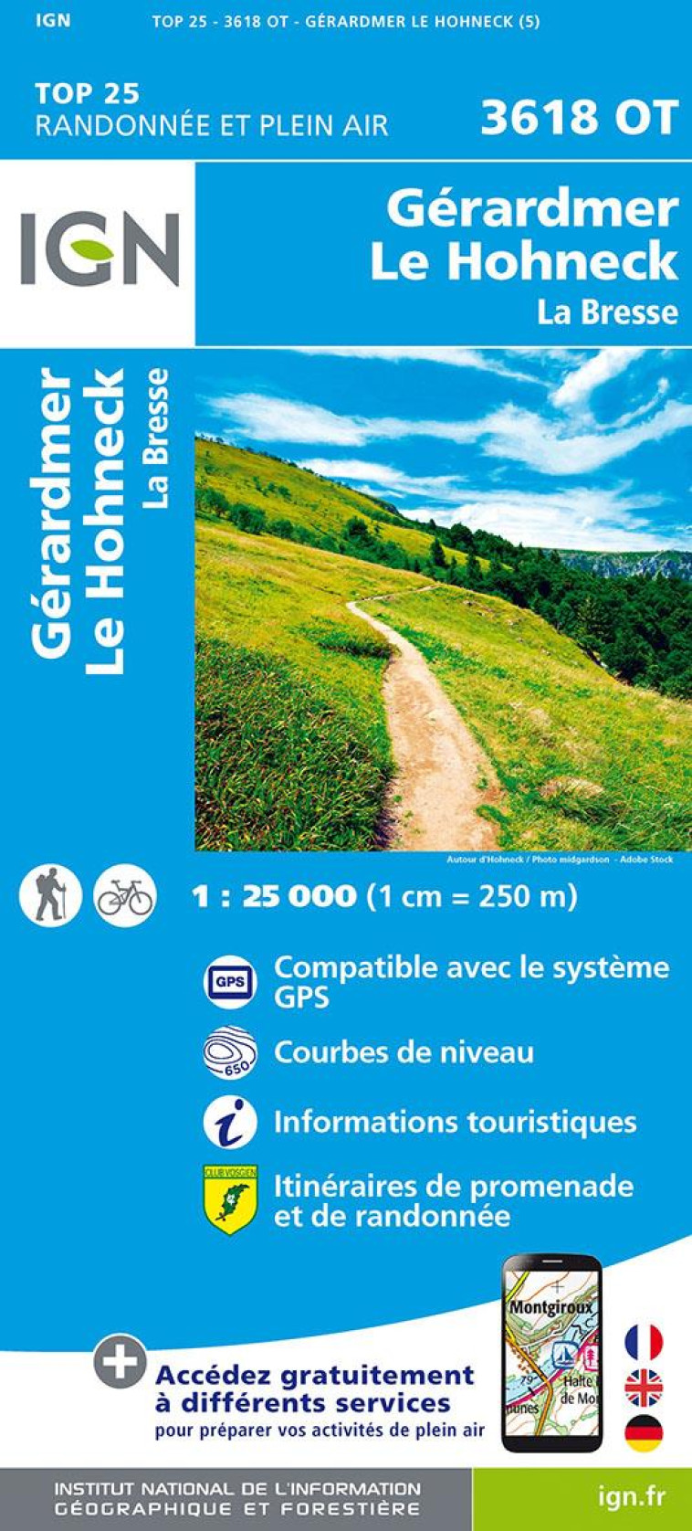 3618OT GERARDMER - LE HOHNECK LA BRESSE - XXX - MICHELIN