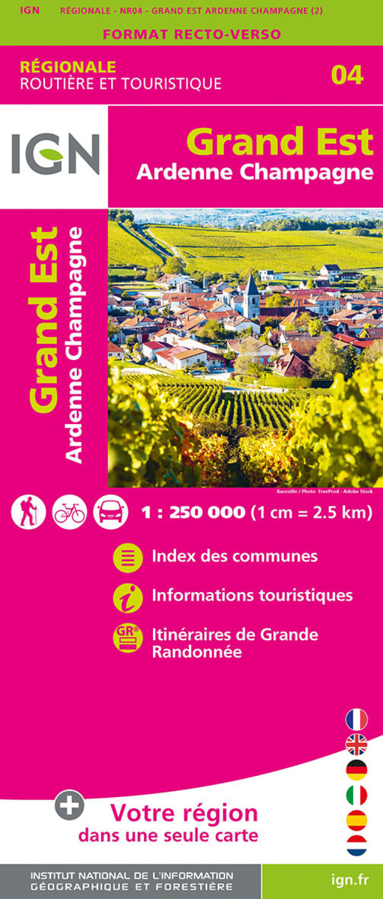 NR04 GRAND EST ARDENNES CHAMPAGNE - XXX - IGN