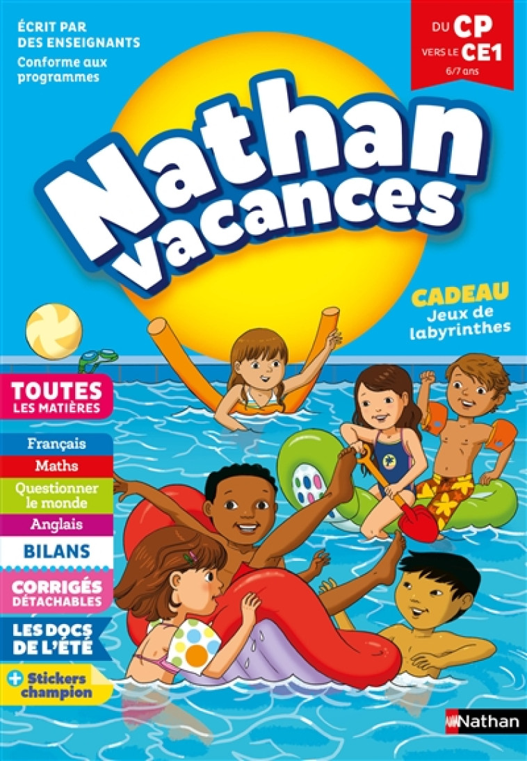 CAHIER DE VACANCES PRIMAIRE CP VERS CE1 6/7 ANS - CALLE/LAMBLIN/ROCHER - CLE INTERNAT