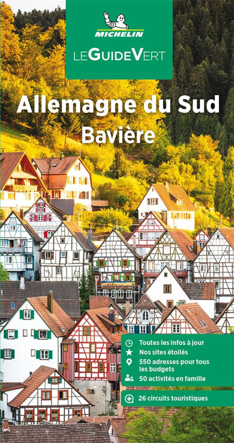 GUIDE VERT ALLEMAGNE DU SUD-BAVIERE MICHELIN - XXX - MICHELIN