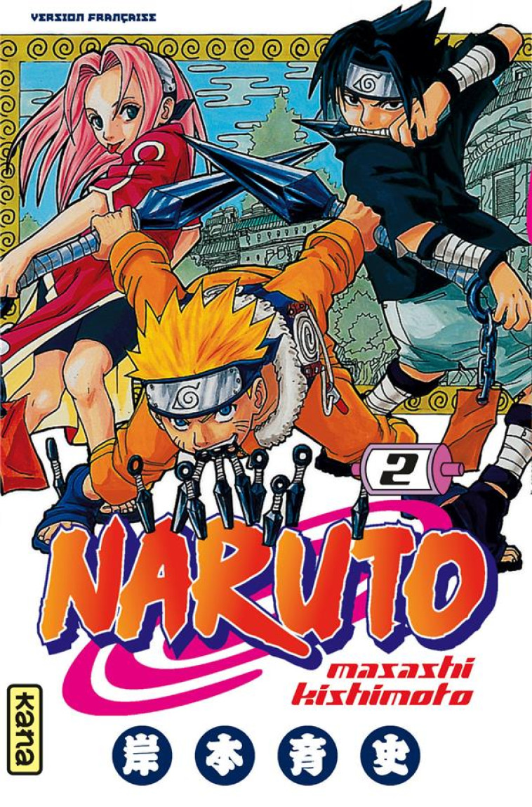 NARUTO - TOME 2 AVEC STICKER EURO - MASASHI KISHIMOTO - DARGAUD