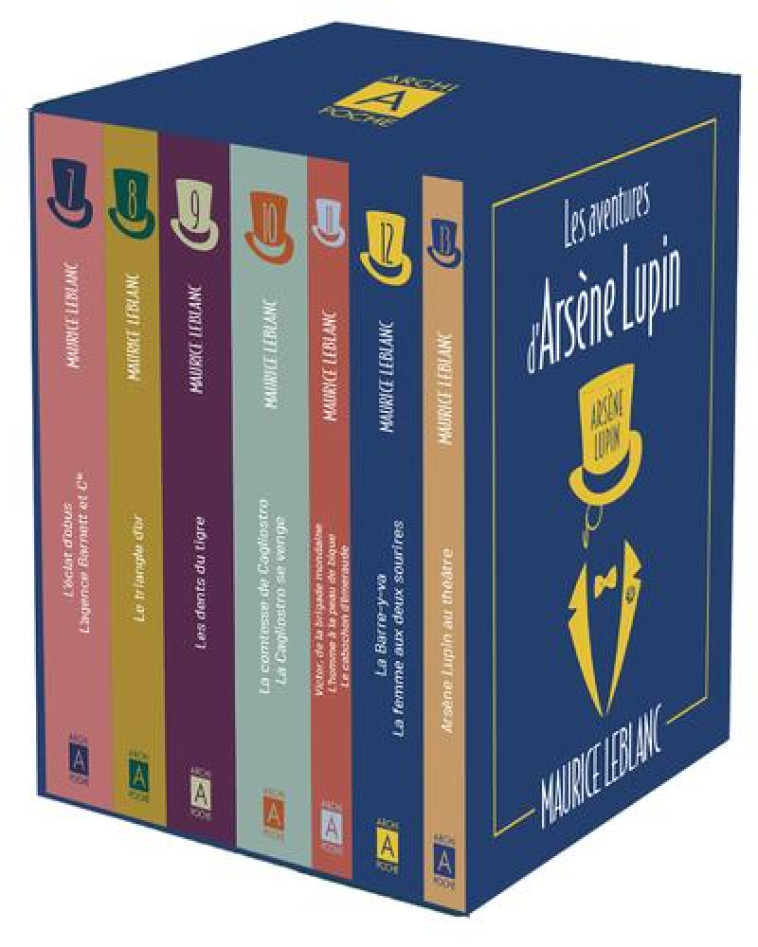 COFFRET ARSENE LUPIN 2 - LES AUTRES CHEFS-D'OEUVRE - LEBLANC MAURICE - ARCHIPOCHE