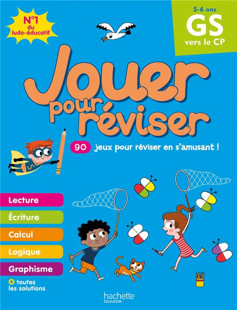 JOUER POUR REVISER - DE LA GRANDE SECTION AU CP - CAHIER DE VACANCES 2023 - COLLECTIF/BONTE - HACHETTE