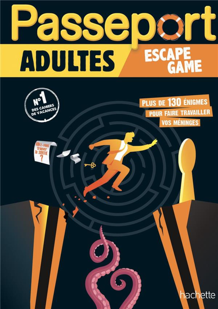 PASSEPORT ADULTES ESCAPE GAMES - CAHIER DE VACANCES 2023 - REBUFELLO/LEBRUN - HACHETTE