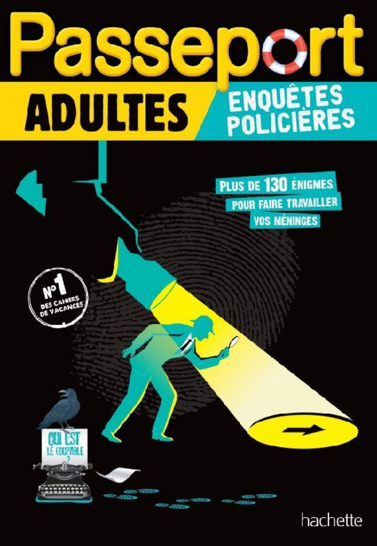 PASSEPORT ADULTES ENQUETES POLICIERES - CAHIER DE VACANCES 2023 - LEBRUN/AUDRAIN - HACHETTE