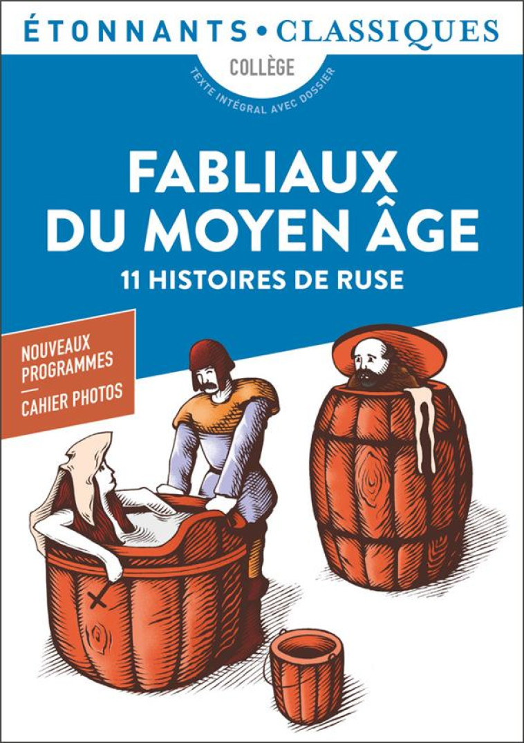 FABLIAUX DU MOYEN AGE - 11 HISTOIRES DE RUSE - ANONYME - FLAMMARION