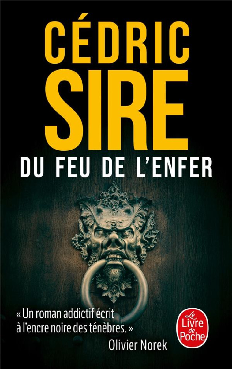 DU FEU DE L'ENFER - SIRE CEDRIC - LGF/Livre de Poche